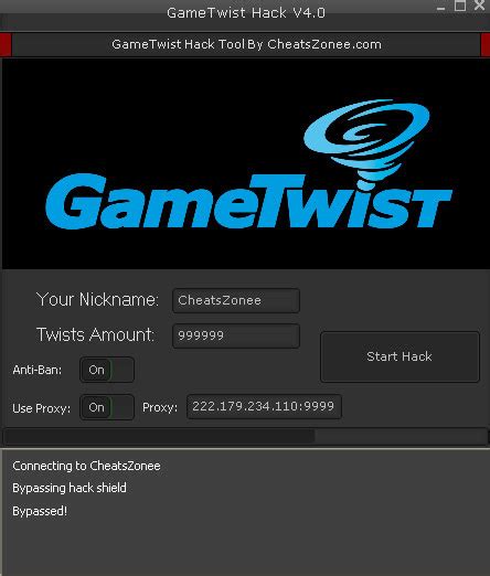 gametwist code/